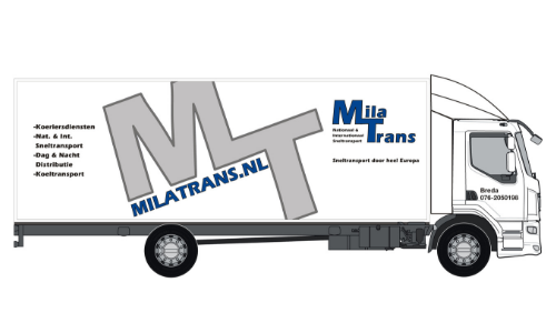 Mila Transport Daf vast